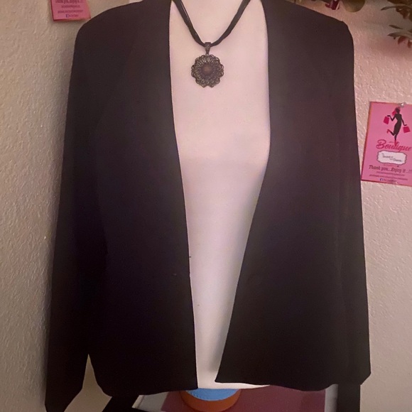 COPY - “HAVE” Elegant Black Coat size “ Medium “ - Picture 10 of 13
